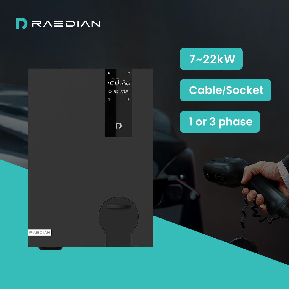 Raedian NEO 22kW AC Wallbox (space grey)