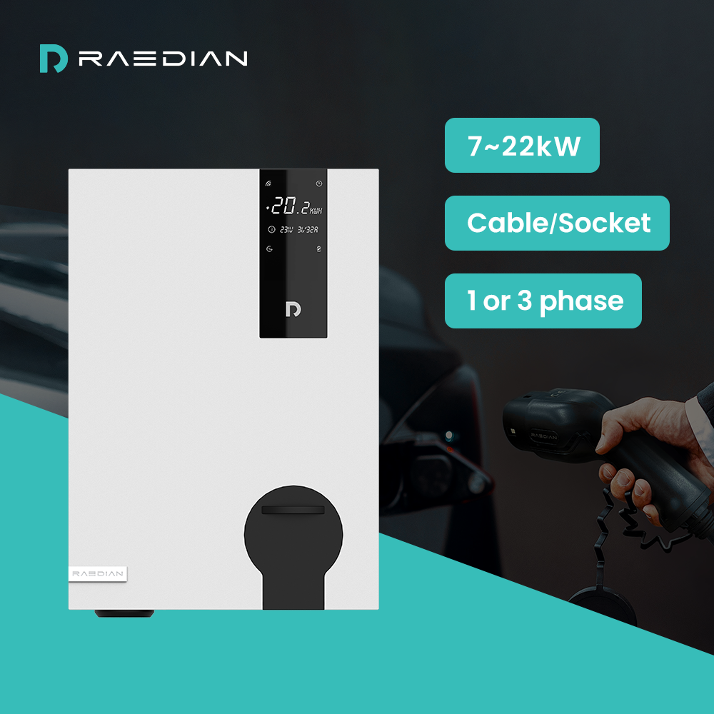 Raedian NEO 22kW AC Wallbox (SILBER)