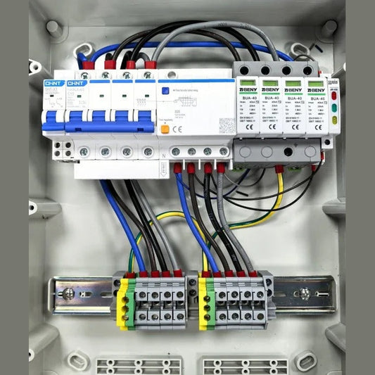 Ηλεκτρολογικός πίνακας προ καλωδιωμένος για σταθμούς φόρτισης. Τριφασικός.BCP-P3S