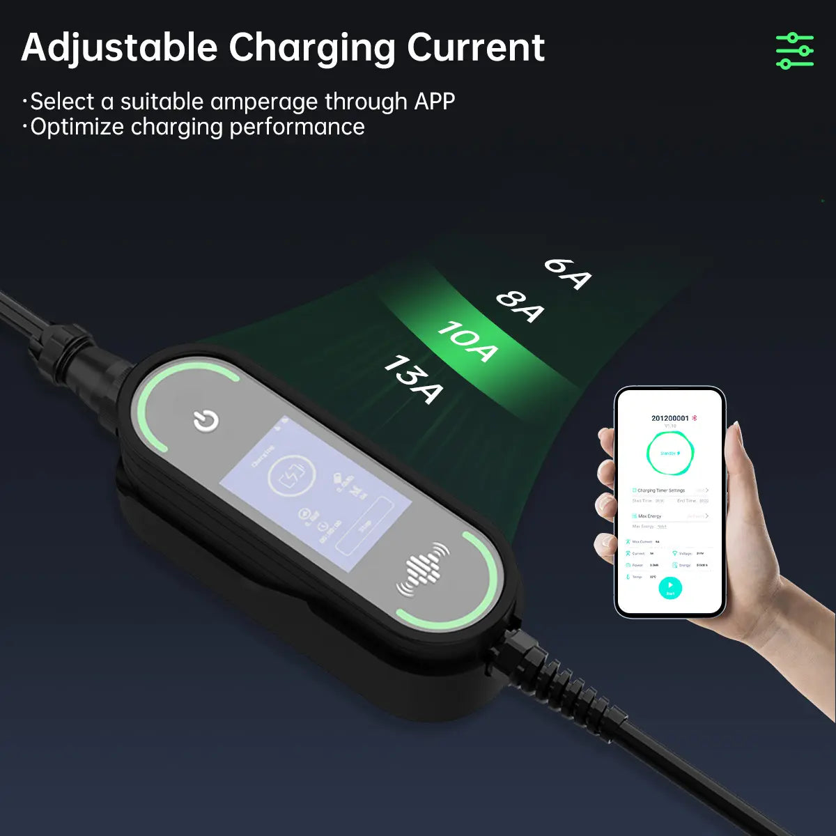AC-Ladegerät für Elektrofahrzeuge ohne Kabel